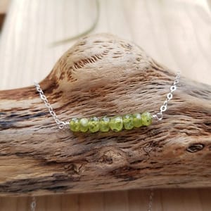 Green Garnet Gemstone Necklace