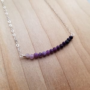 Sugilite Gemstone Necklace